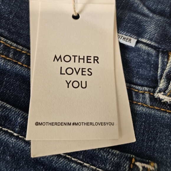 MOTHER Jeans The Looker Ankle Fray Girl Crush Women's Size 28 NWT - Picture 7 of 10